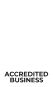 BBB Accredited business badge icon